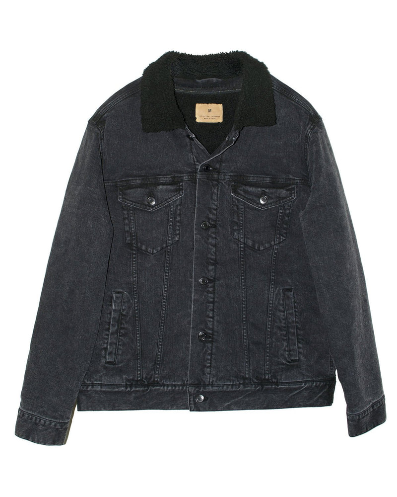 Unisex Sherpa-Lined Denim Jacket - DTG Specials