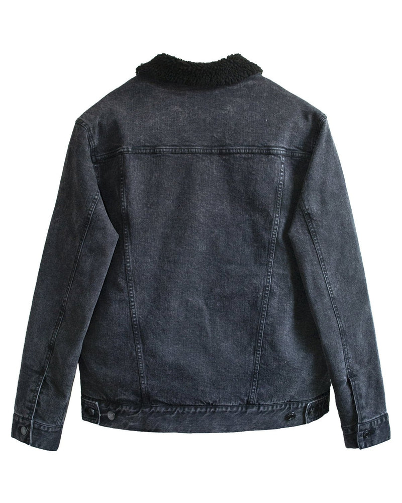 Unisex Sherpa-Lined Denim Jacket - DTG Specials